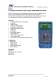 BS700 Series Professional Auto Range TRMS DMM with RS232 - Caltek Industrial