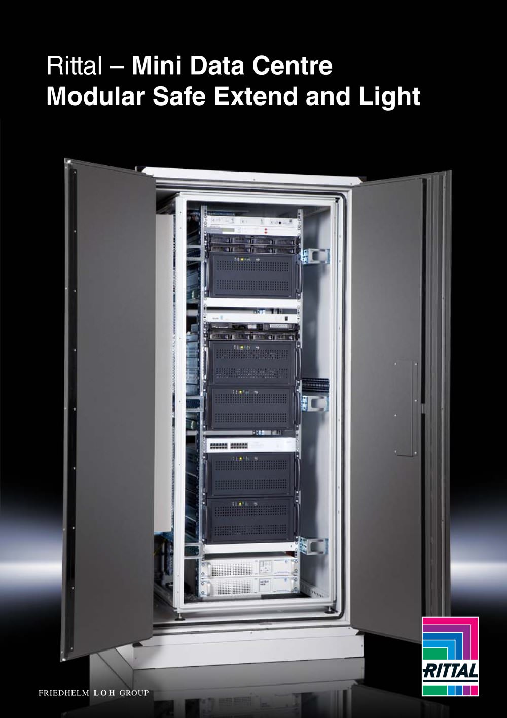 Mini Data Centre -Modular Safe Extend and Light - RITTAL