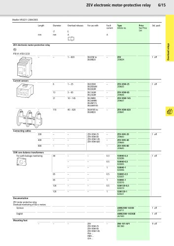 Main Catalogue Industrial Switchgear 2004/2005