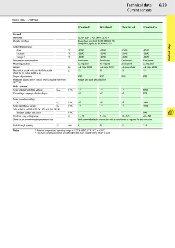 Main Catalogue Industrial Switchgear 2004/2005