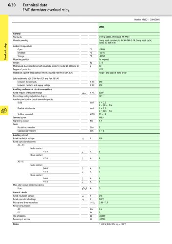 Main Catalogue Industrial Switchgear 2004/2005