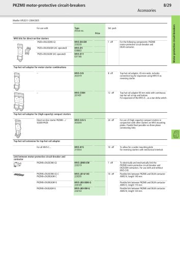 Main Catalogue Industrial Switchgear 2004/2005