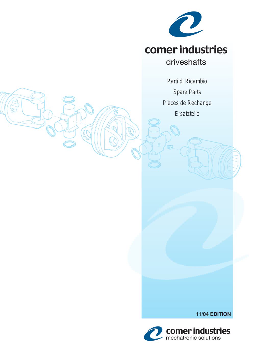 PTO Drive shafts - Comer industries