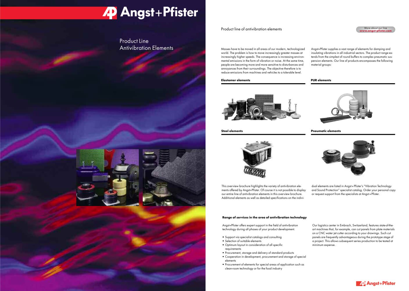 A selection of antivibration elements - ANGST & PFISTER
