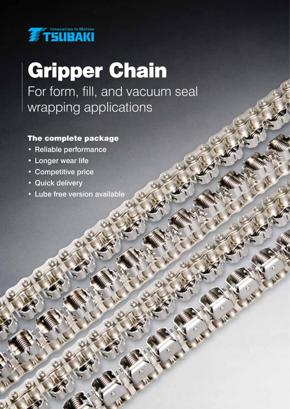 Tsubaki Gripper Chain Brochure - Tsubakimoto Chain