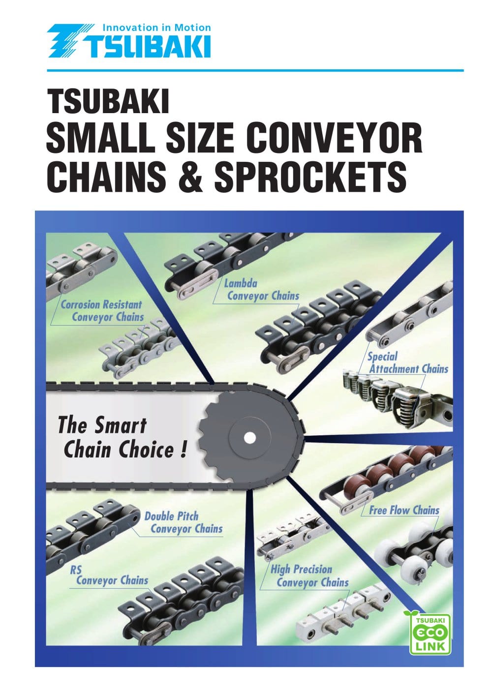 TSUBAKI Small Size Conveyor Chain - Tsubakimoto Chain