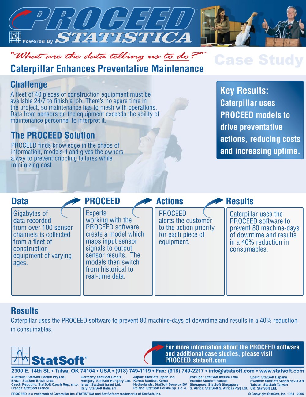 PROCEED Optimizes Preventative Maintenance (Case Study) - STATSOFT