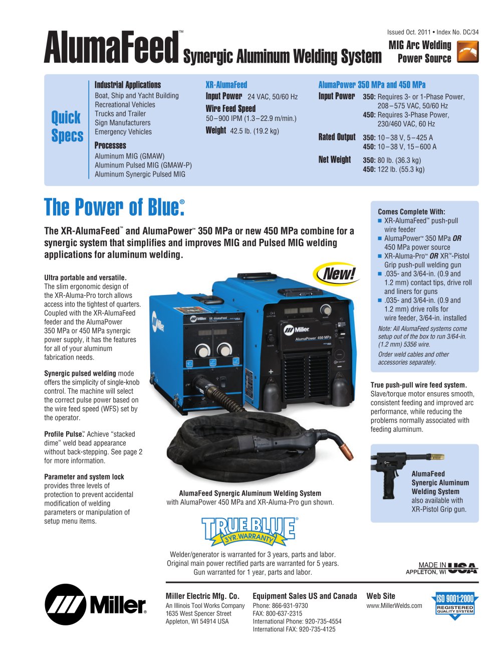 AlumaFeed� Synergic - Miller