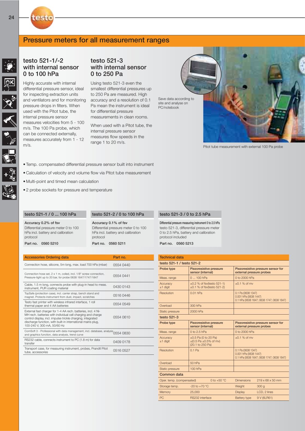 TESTO - 2726, 2105, 4305, 4747, 6054