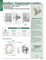 24 - Flush Cup T-Handle Series Cam Latches