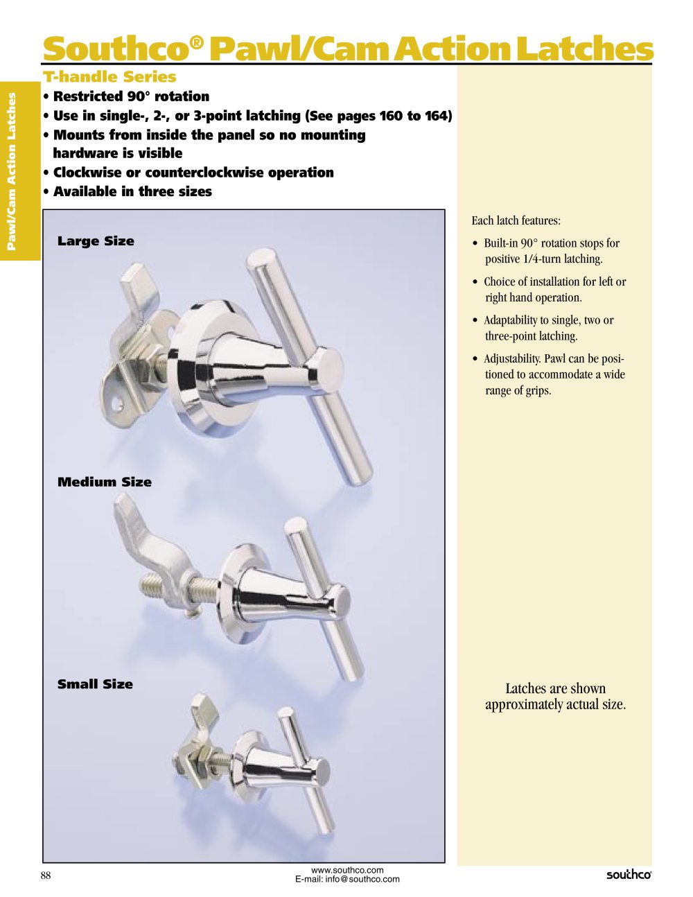 68 - T-Handle & Bail Handle Latches - SOUTHCO