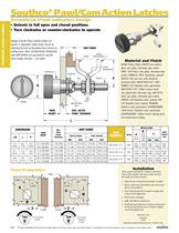 69 - Arrowhead Pawl Indicator Design Cam Latches