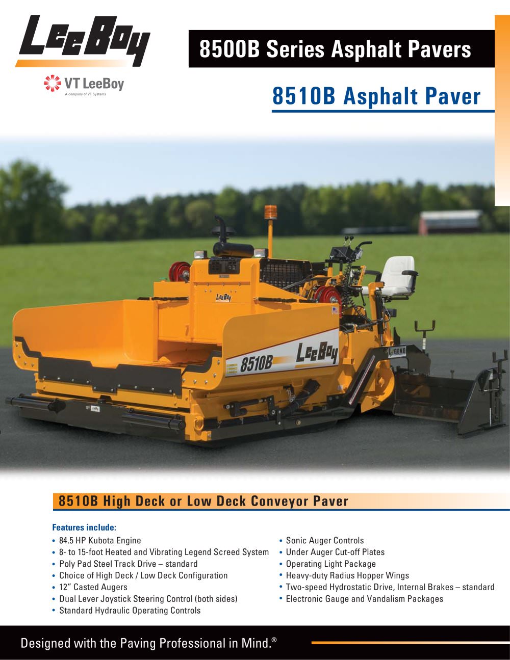 8510b Asphalt Paver 1 4 Pages 8510b Asphalt Paver 1 4 Pages