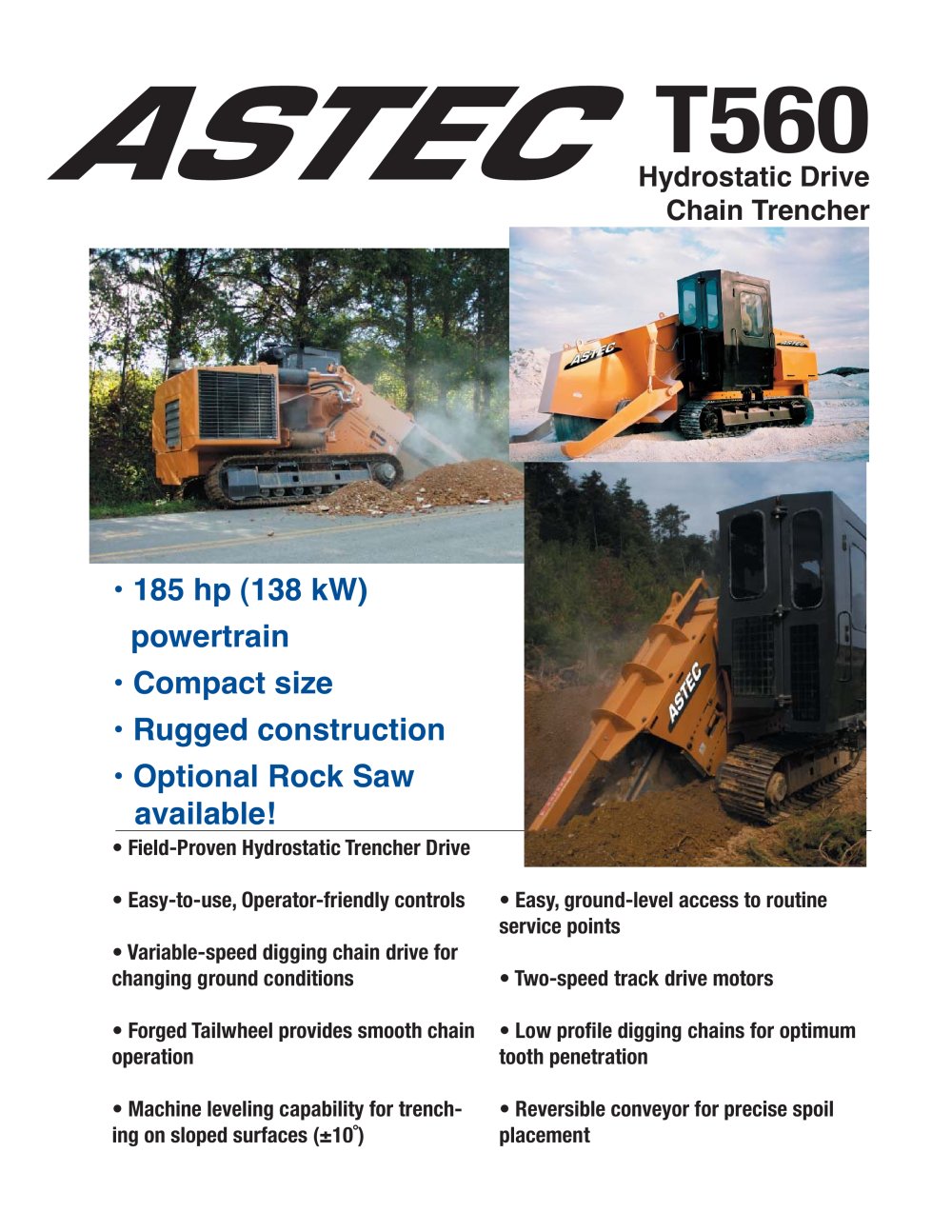 Astec T560 - Astec Underground