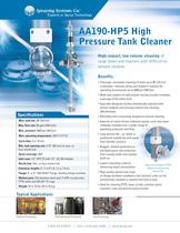 AA190-HP5 High Pressure Tank Cleaner