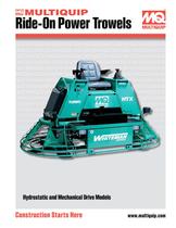 Ride-On Trowels Brochure