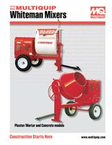 Whiteman Towable Mixers Brochure
