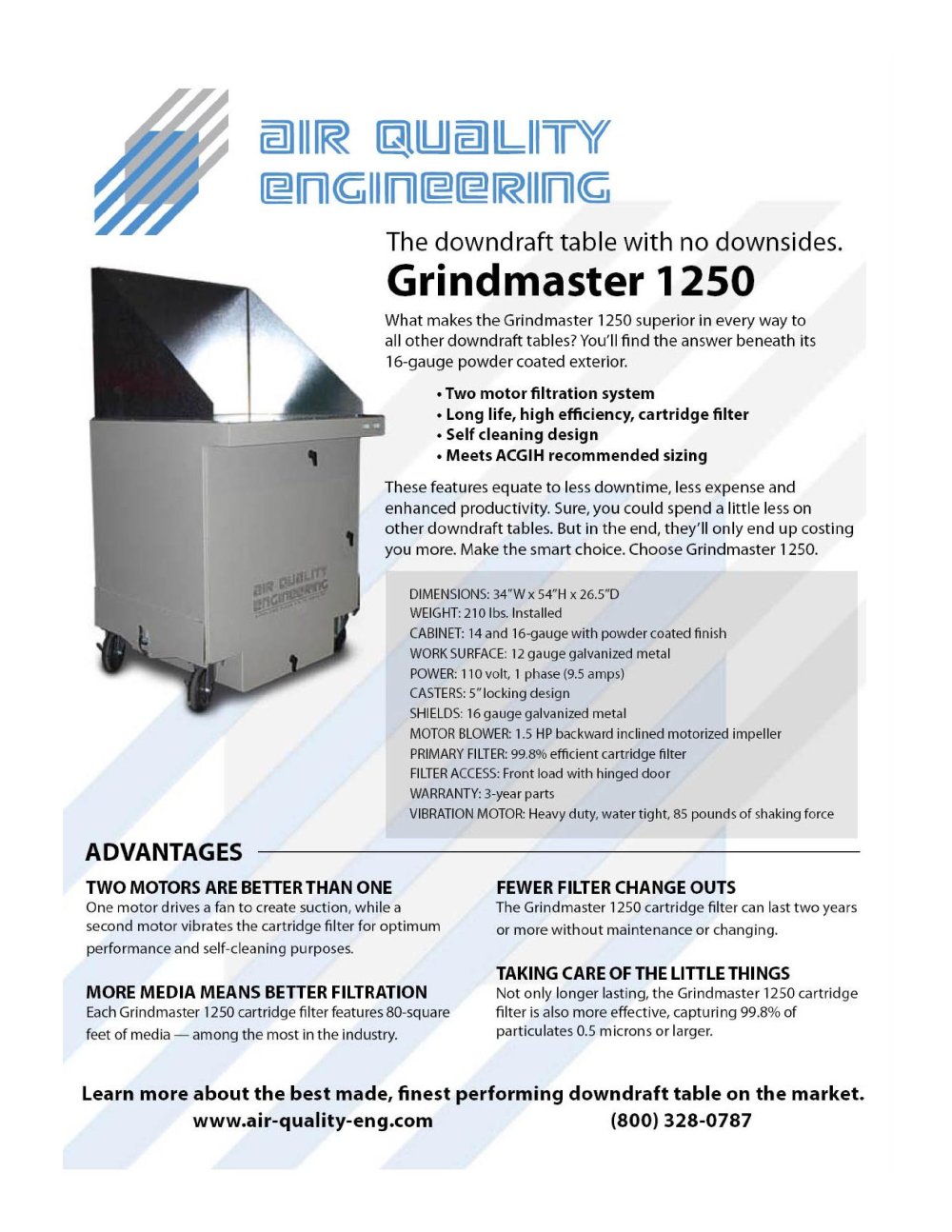 Grindmaster 1250 - Air Quality Engineering