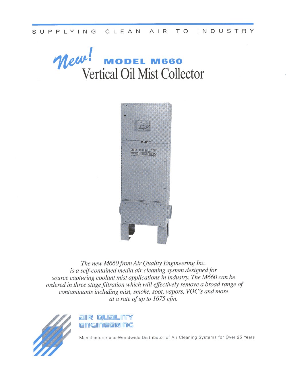 Vertical Oil Mist collector - Air Quality Engineering