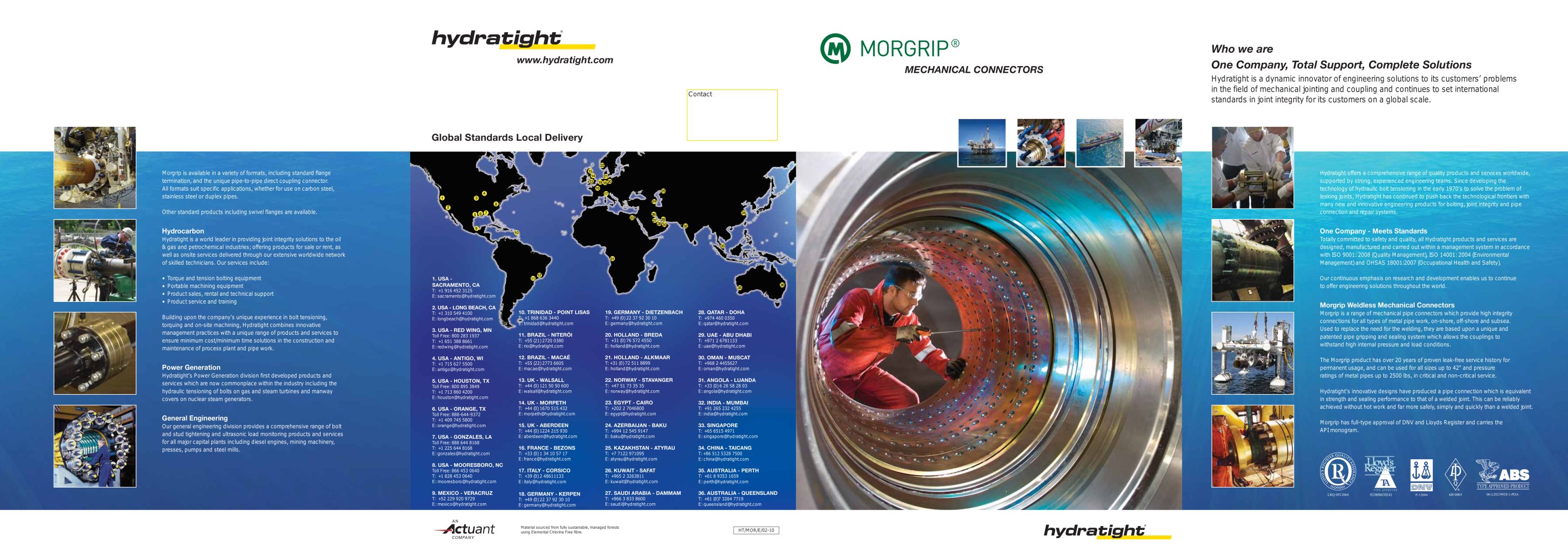 Morgrip Mechanical Connectors brochure - Hydratight