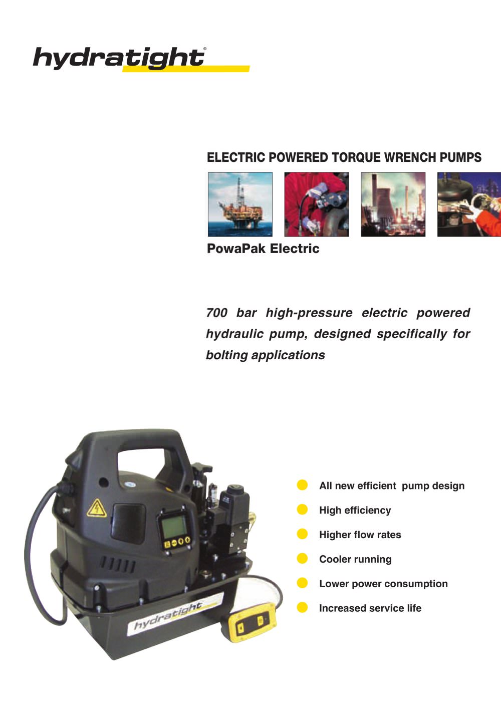 PowaPak Electric data sheet - Hydratight