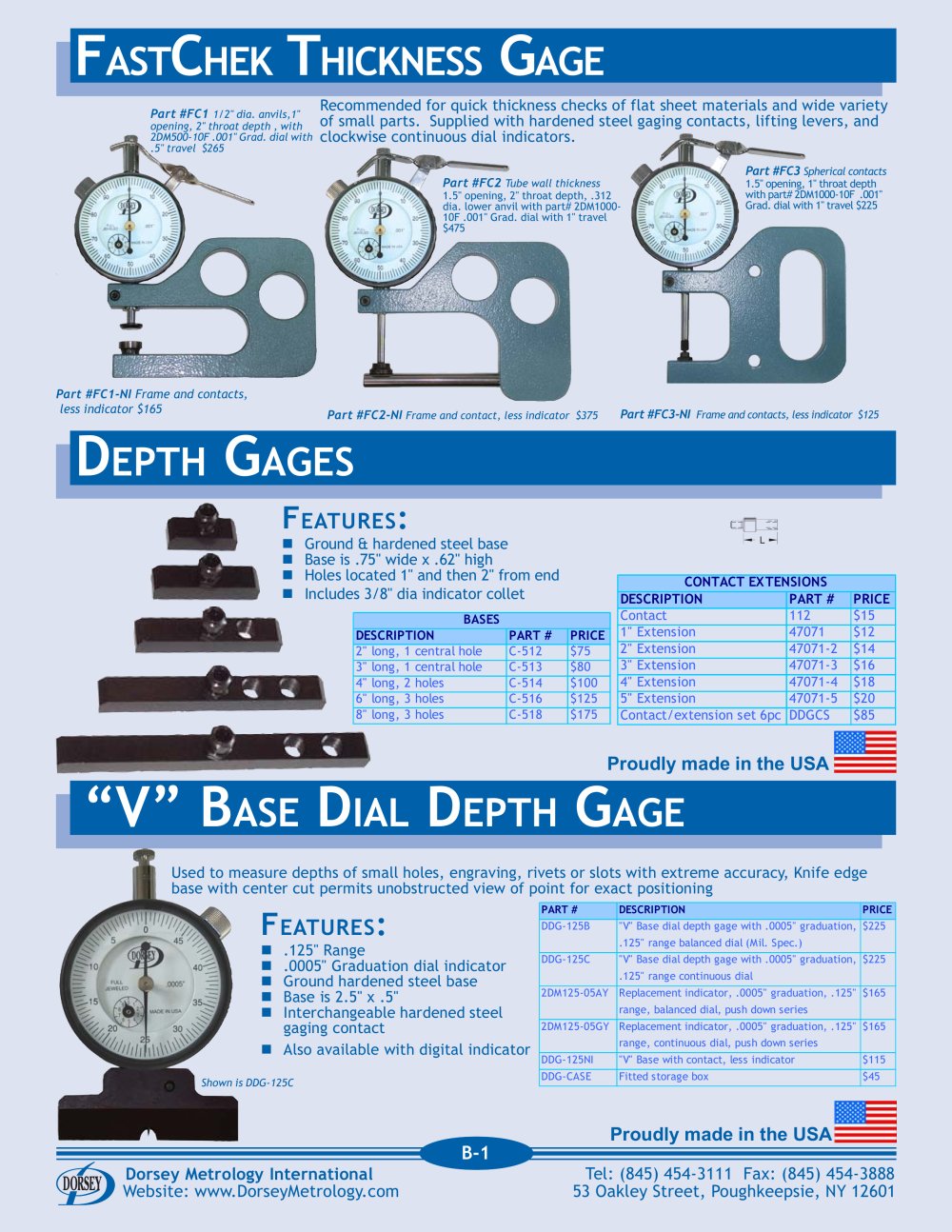 Fast Check Thickness Gage - Dorsey Metrology International