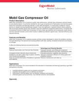 Mobile Gas Compressor Oil