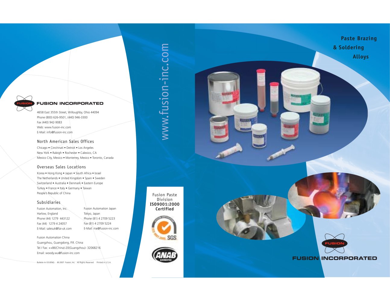 Paste Brazing & Soldering Alloys - Fusion Incorporated