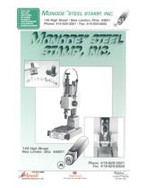 Machines     Monode Steel Stamp's Complete Line of Impact Presses