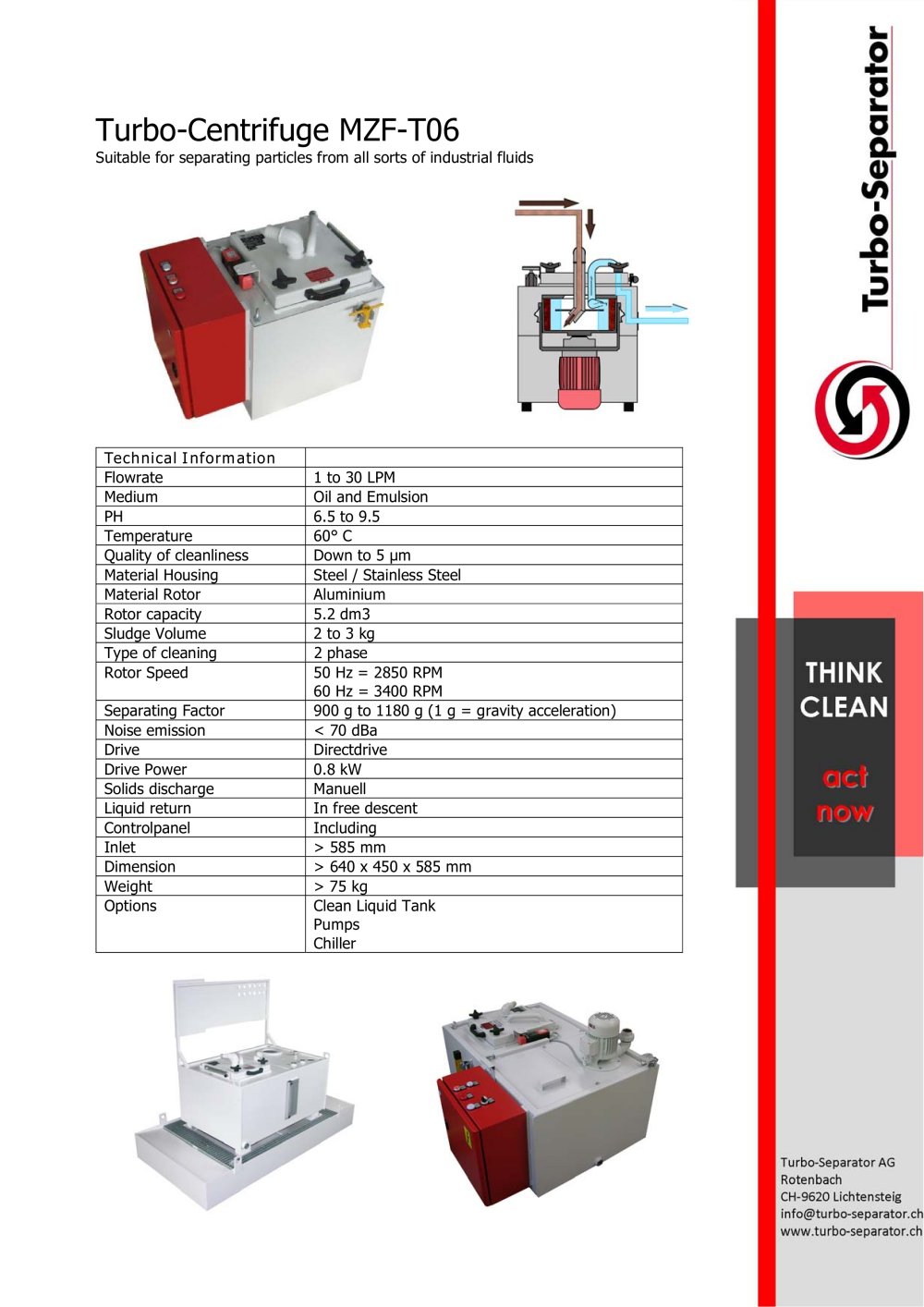 MZF-T06 - Turbo-Separator AG