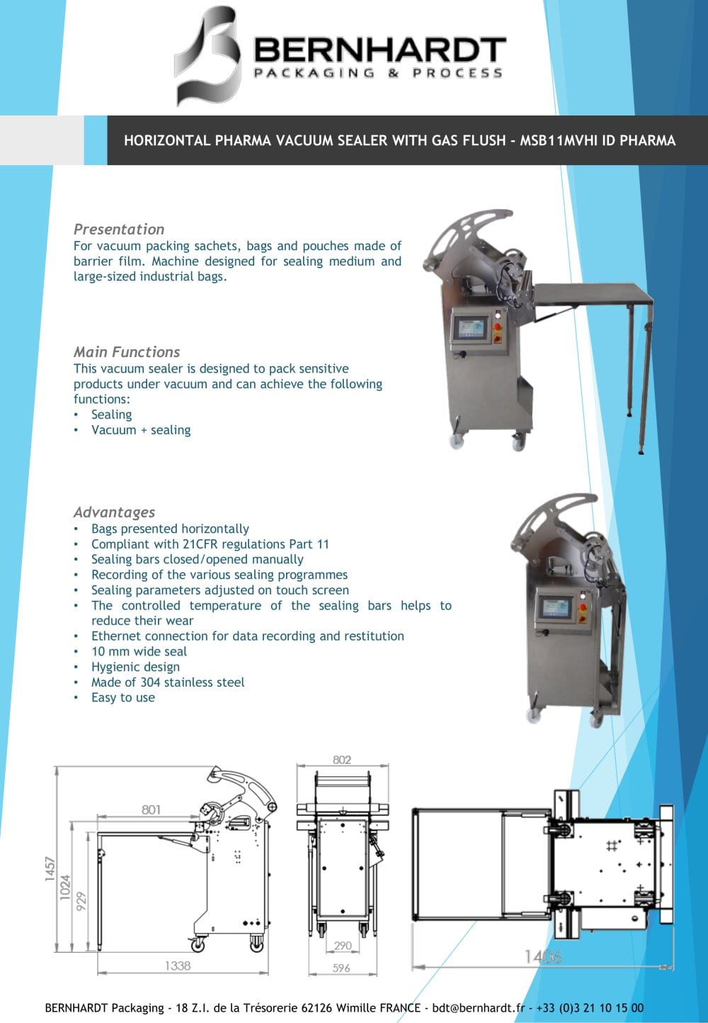 VACUUM CHAMBER - Bernhardt