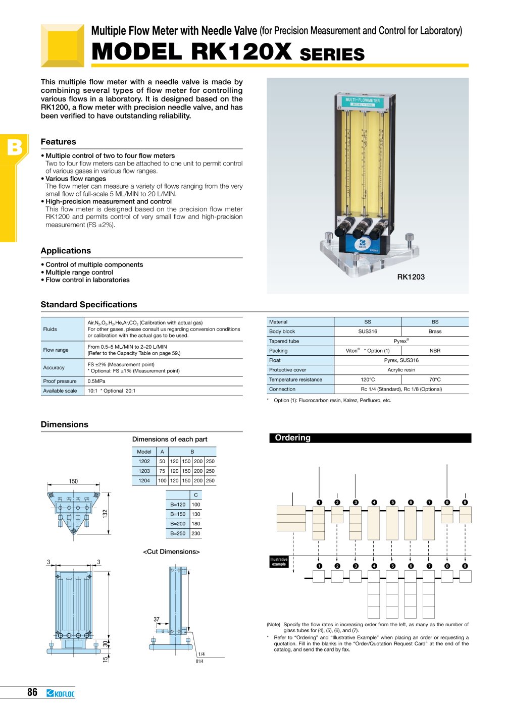 RK120X Catalog - Kofloc