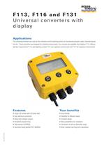Universal converters with display