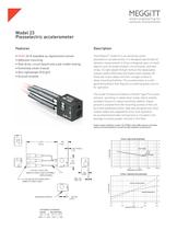 Endevco� Model 23 World's Smallest Triaxial Accelerometer