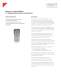 Endevco� model EM40AD �� prepolarized pressure microphone