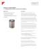 Endevco� model EM40AQ �� prepolarized random-incidence microphone