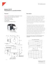 Model 2221F High Temp Piezoelectric Accelerometer
