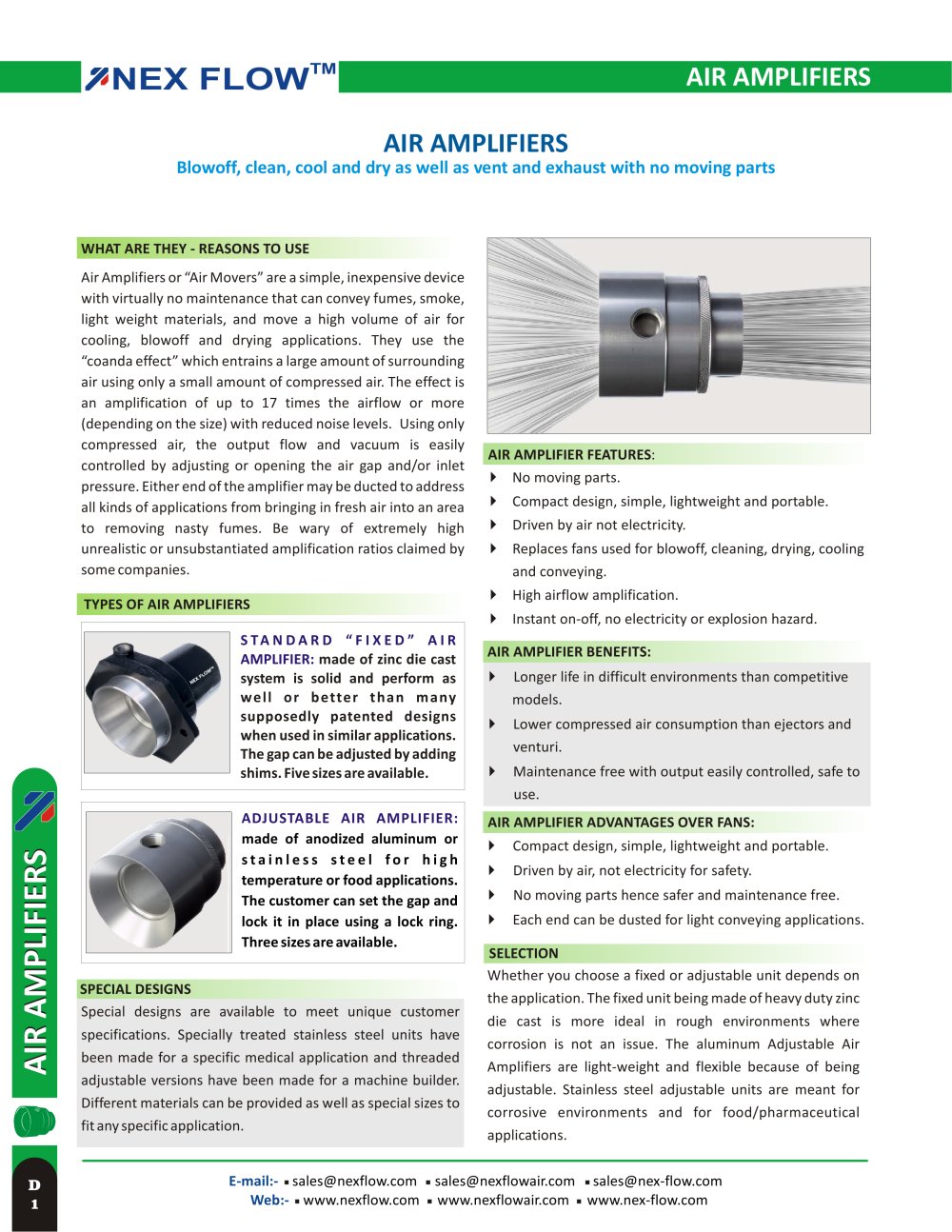 Air Amplifier - Nex Flow Air Products Corp.