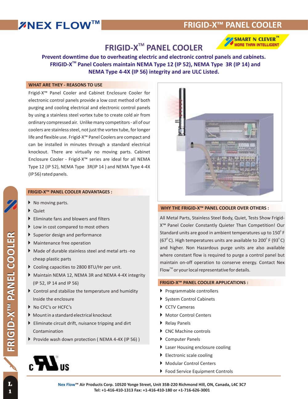 Panel Cooling - Nex Flow Air Products Corp.