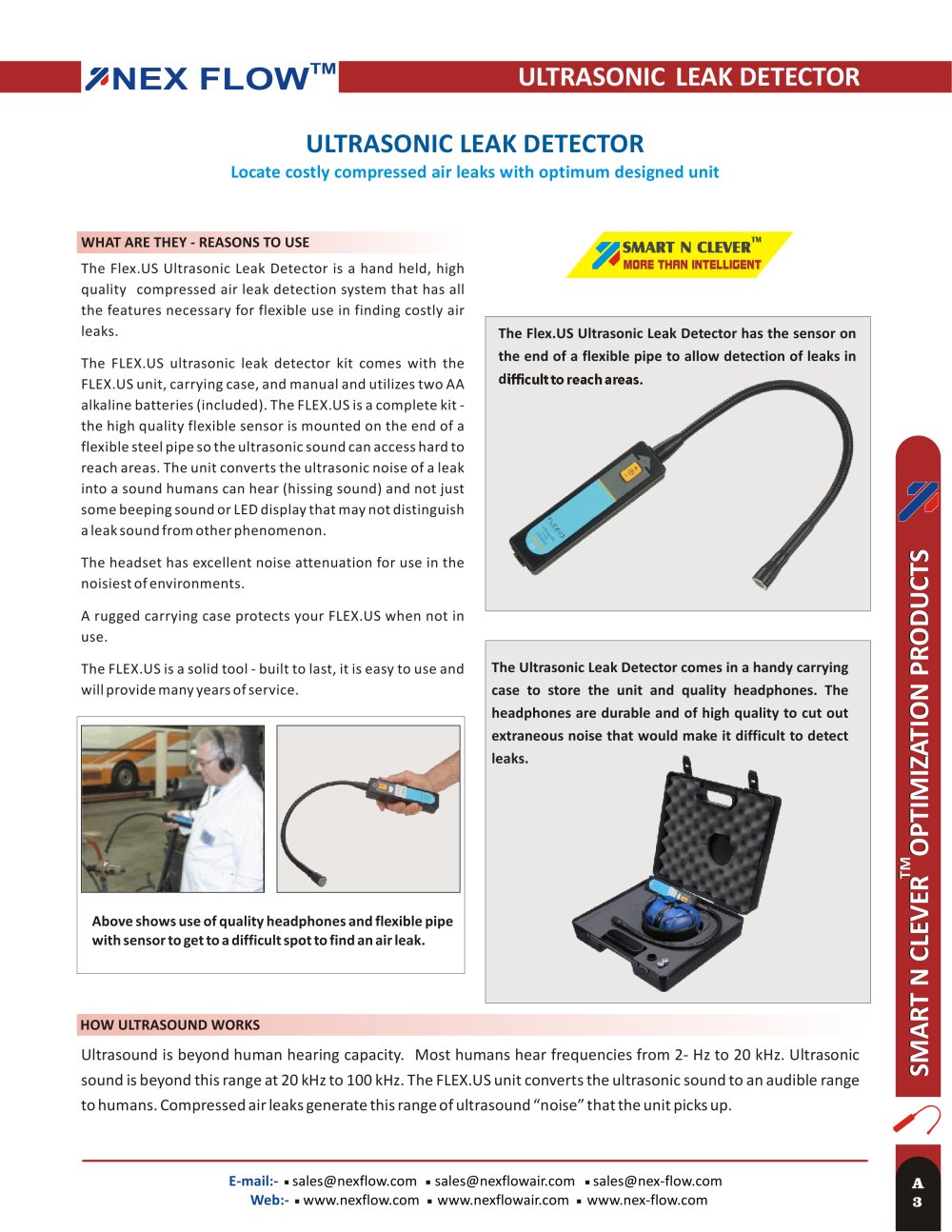 Ultrasonic Leak Detector - Nex Flow Air Products Corp.