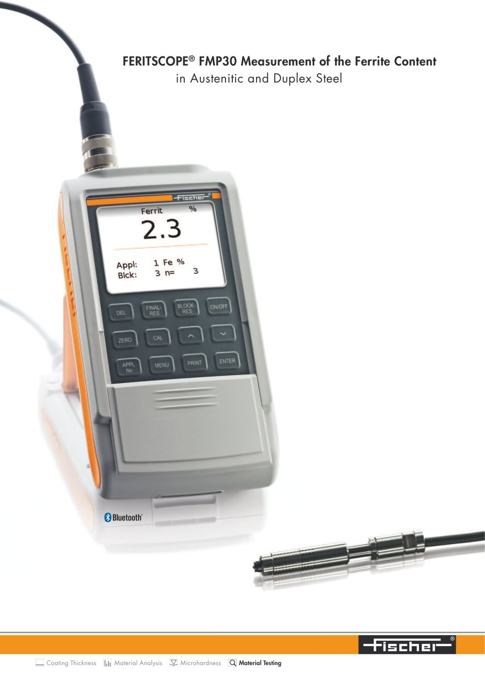 FERITSCOPE FMP30 - Ferrite content measurement - FISCHER
