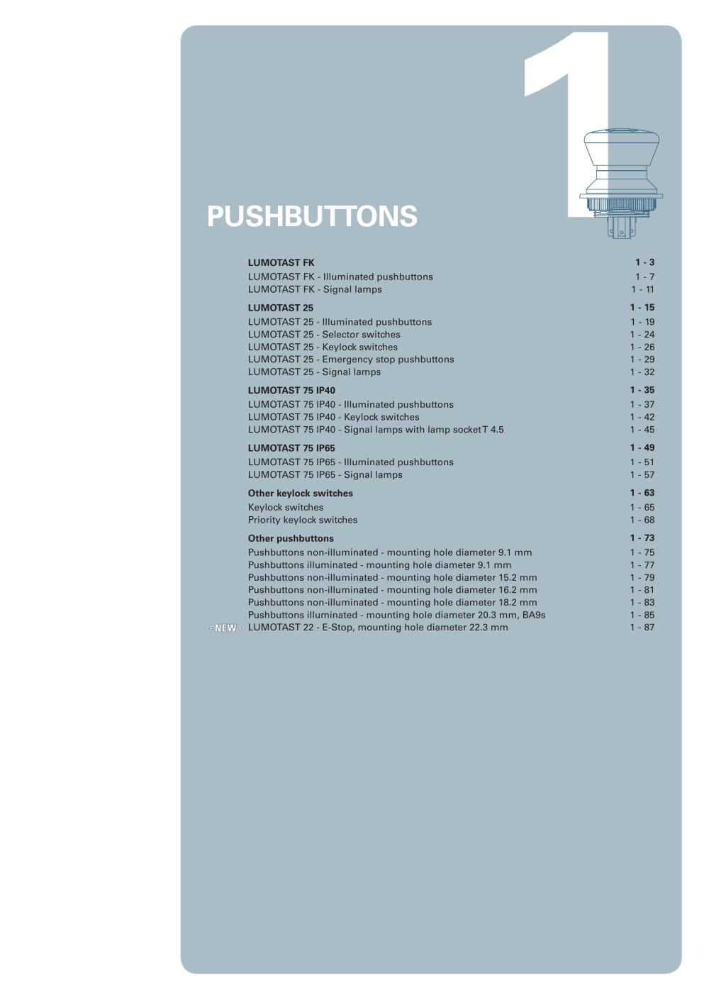 Pushbuttons and Switches - RAFI