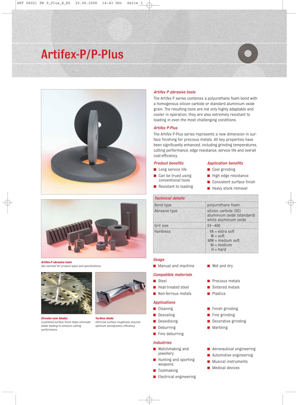 Artifex-P/P-Plus - Abtex Corporation