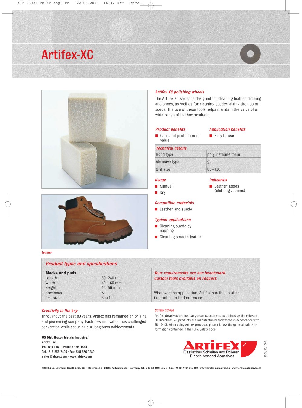 Artifex-XC - Abtex Corporation