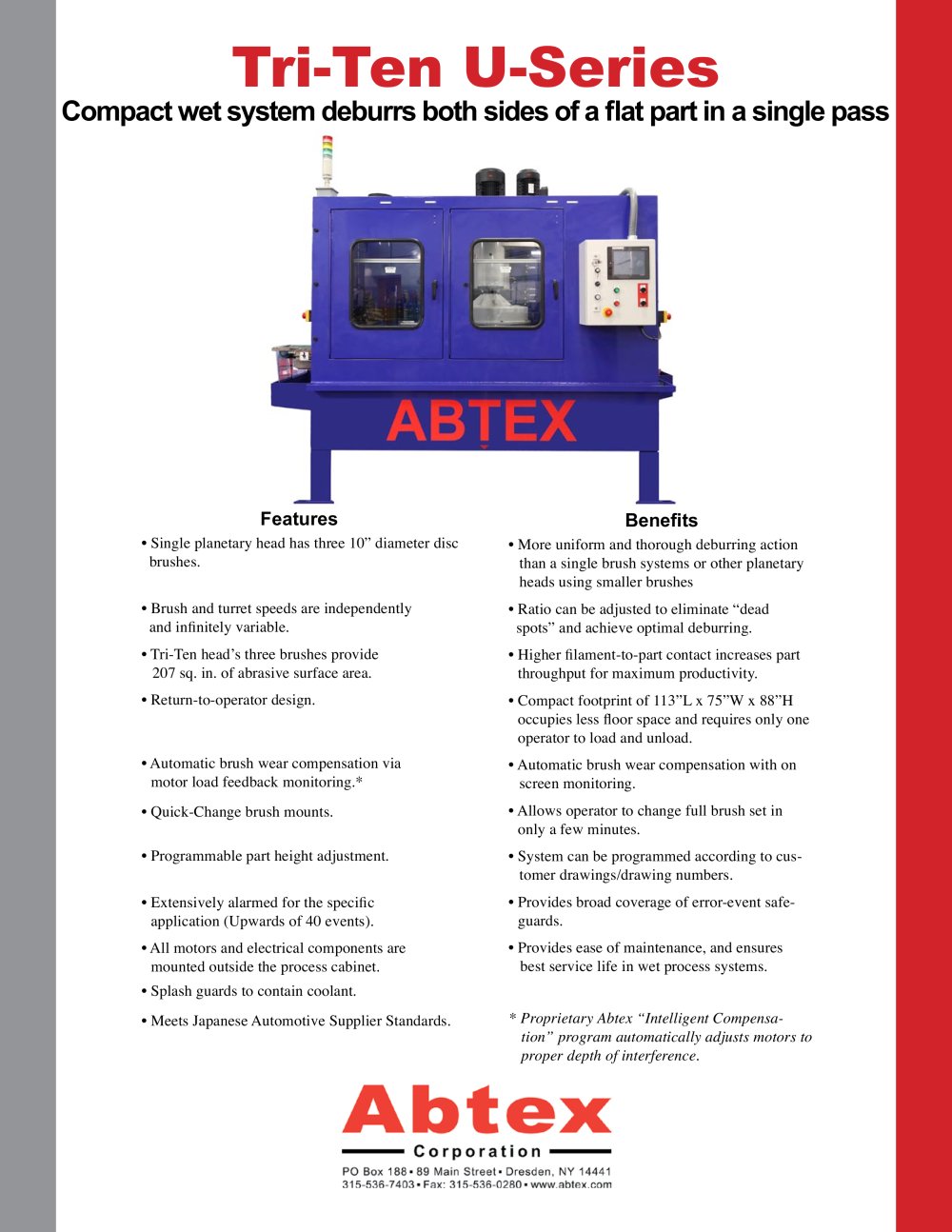 Tri-Ten U-Series - Abtex Corporation