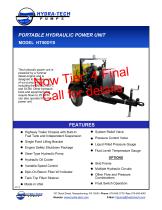 Portable 50 HP Diesel Hydraulic Power Unit