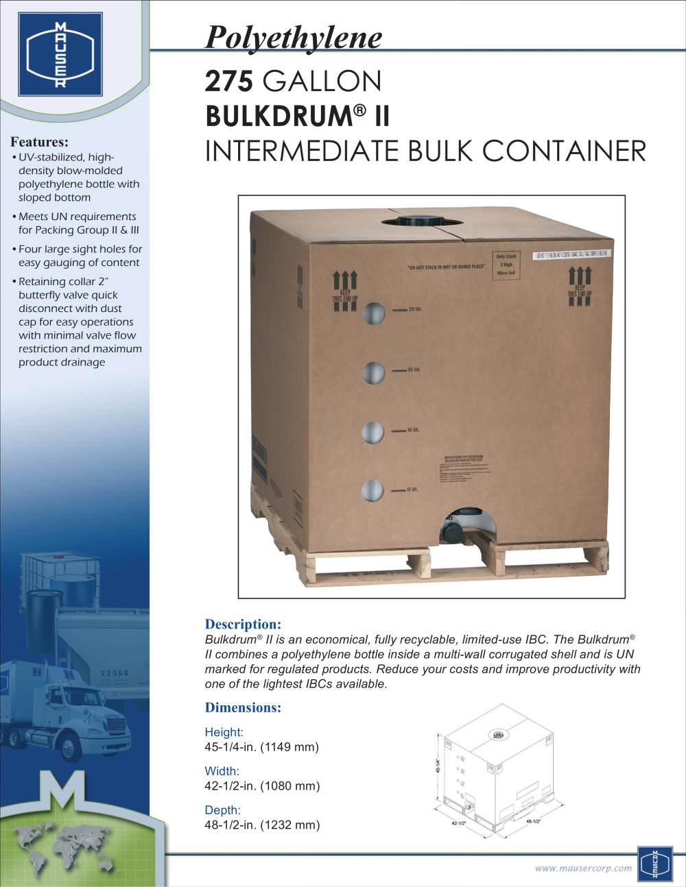 INTERMEDIATE BULK CONTAINER - Mauser