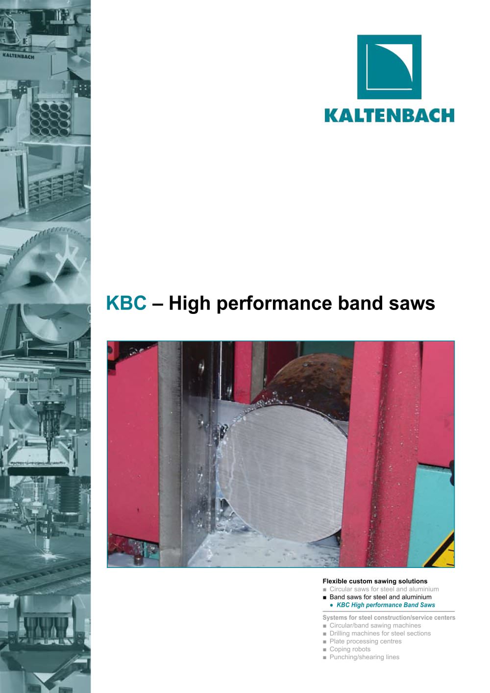 KBC 280 NA - Fully automatic double column guided high performance production band sawing machine - KALTENBACH