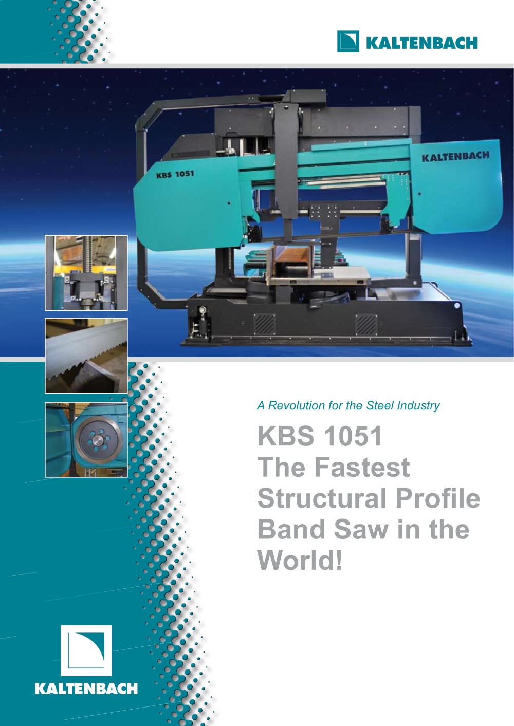 KBS 1051 The Fastest Structural Profile Band Saw in the World! - KALTENBACH