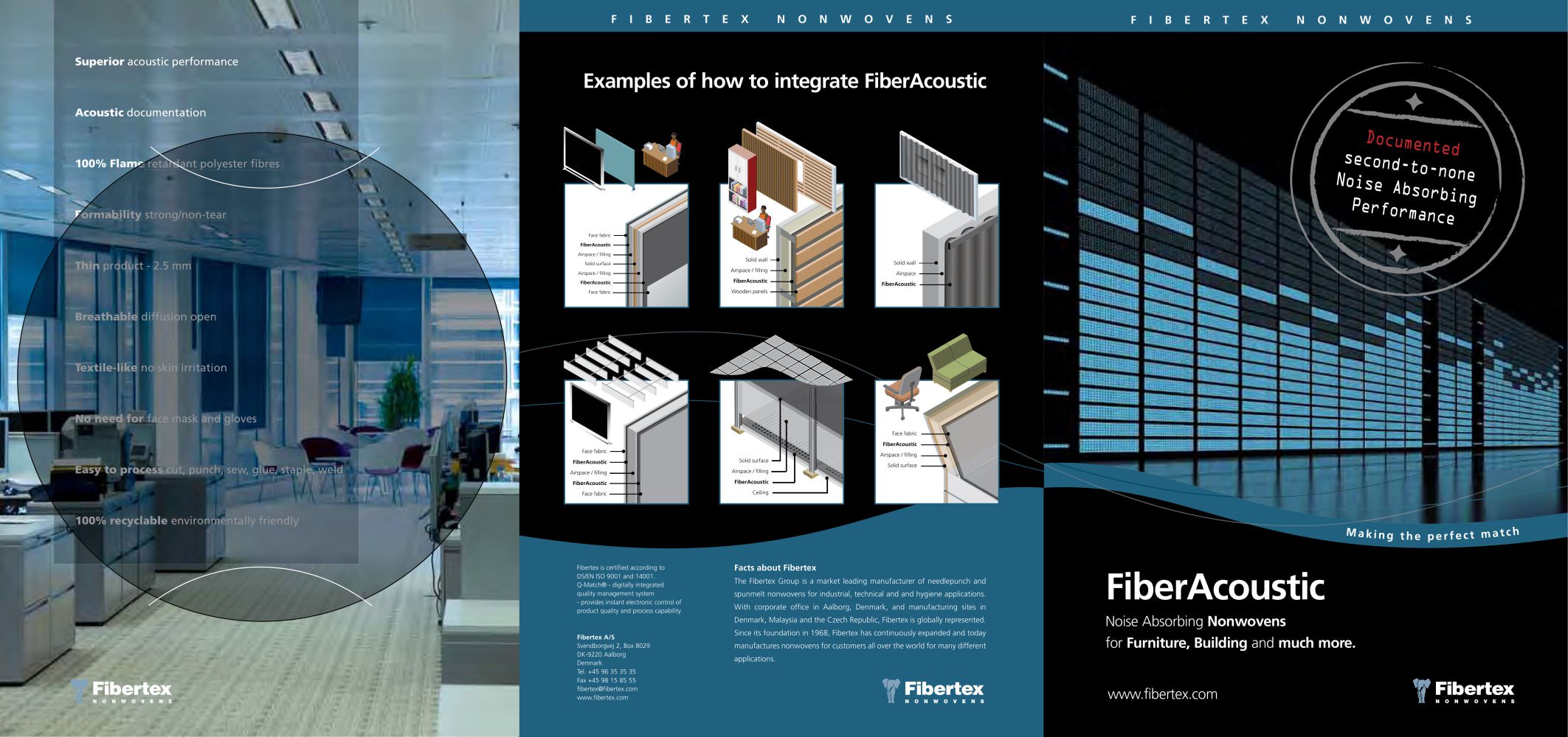 FiberAcoustic&reg; brochure - Fibertex Nonwovens